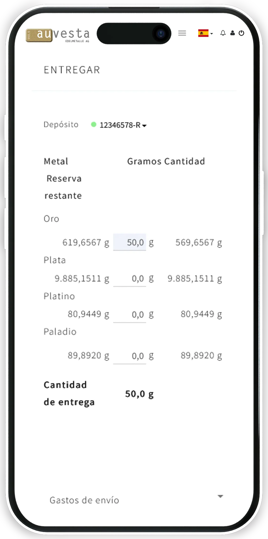 Envíe y reciba oro Online de forma gratuita.